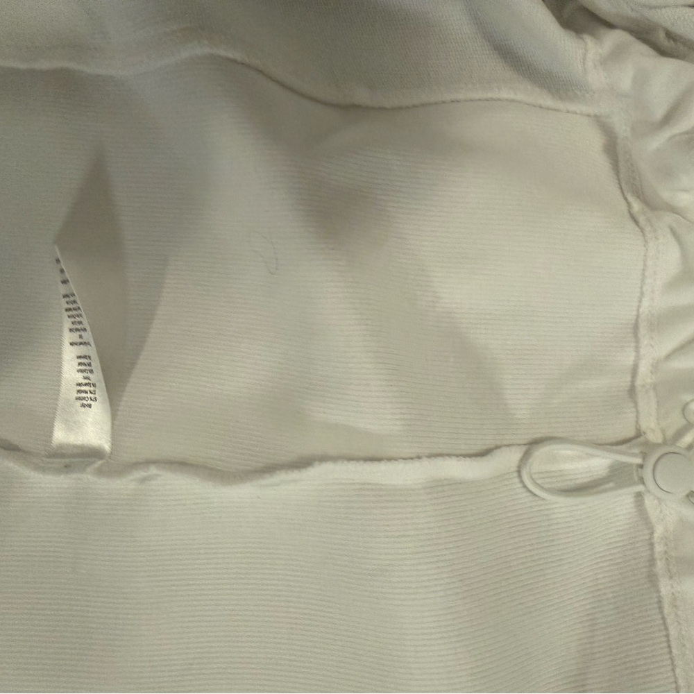 T by Talbots White Full-Zip Jacket - Picture 6 of 7